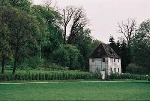 Blick auf Goethes Gartenhaus nach Südosten© MDM