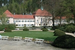 Park am Königlichen Kurhaus, Blick zum Albert Bad© MDM
