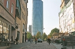 Blick von der Saalstraße zum "Jentower"© MDM