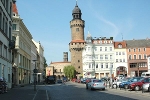 Obermarkt Görlitz,  im Hintergrund Reichenbacher Turm und Kaisertrutz© MDM