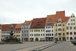 Bebauung am Obermarkt und Marktbrunnen© MDM / Jana Graul