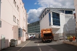 Zugang Hof Neues Rathaus in der Gustav-König-Straße© MDM