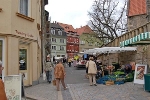 Blick vom Hopfenmarkt zum Markt© MDM