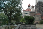 Ansicht von Ost mit Rosengarten, Uhrenturm, Bergfried© MDM/Katja Seidl