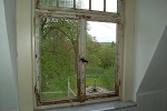 Detail Fenster / Blick in den Schlossgarten© MDM