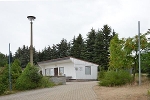 Naturbad Luppa, Bungalow, Straßenlaterne© MDM/Katja Seidl