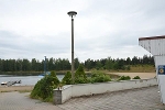 Naturbad Luppa, Bungalow, Straßenlaterne© MDM/Katja Seidl