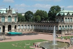 Zwinger, Wallpavillon mit Bühne, Richtung Nordwesten© MDM