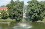 Park mit Teich am Zwinger, Richtung Nordwesten© MDM
