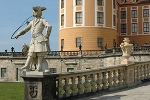 Schloss Moritzburg, Sandsteinfigur© MDM / Claudia Weinreich