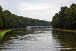 Clara-Zetkin-Park, Elsterflutbett, Sachsenbrücke, Blick von der Klingerbrücke© MDM/Katja Seidl