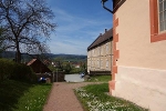 Blick von der Basilika zum Parkplatz© MDM / Anke Kunze