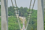 Rappbodetalsperre, Blick über die Hängebrücke nach Nordwest© MDM / Konstanze Wendt