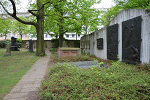 Alter Johannisfriedhof Leipzig, Lapidarium, Grabmale, Blick zur Prager Straße© MDM/Katja Seidl