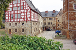 Blick von der Terrasse zum Schlosshof© MDM / Anke Kunze