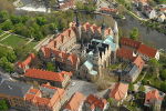 Schloss Merseburg, Luftaufnahme nach Nordost© Kreisverwaltung Saalekreis