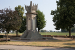 Denkmal der Begegnung an der Elbe zur Erinnerung an das historische Aufeinandertreffen der Alliierten© MDM