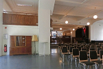 Kupfersaal, Blick vom ZUschauerraum Große Bühne Richtung Empore und Kleine Bühne / Garderobe© MDM / Ina Rossow
