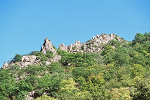 Blick auf Felsen am Wanderweg© MDM / Konstanze Wendt