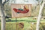 Eingang Biergarten, Am Ritterschlößchen© Sandrino Donnhauser