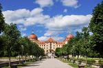 Schloss Moritzburg, Haupteingang, Südseite© Schlösserland Sachsen / Sylvio Dittrich