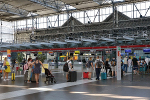 Flughafenhalle, Check-in-Bereich© Mitteldeutsche Flughafen AG / Michael Weimer