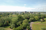 Jahrtausendturm, Blick zum Wissenschaftshafen nach Westen© MDM / Konstanze Wendt