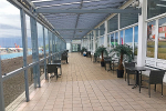 Terrasse mit Blick aufs Rollfeld© Flughafen Erfurt GmbH