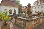 Brunnenbalustrade der Quelle und Pavillon© MDM / Konstanze Wendt