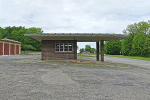 Garagen und Tankstelle des SS-Kommandantenstabes Südseite© MDM / Anne Körnig