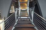 Turmrestaurant SCALA Treppe Richtung Ausgang© MDM / Anne Körnig