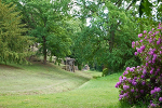 Schlosspark Tangerhütte, Blick zum Wasserfall© MDM / Konstanze Wendt