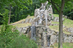 Schlosspark Tangerhütte, Wasserfall© MDM / Konstanze Wendt