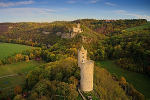 Blick zur Rudelsburg© Marco Rudolf - stock.adobe.com