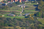 Blick vom Kyffhäuser-Denkmal Richtung Königspfalz© MDM / Konstanze Wendt