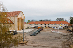 Blick auf Kasernenflügel Ost in Sanierung© Klaus Gigga