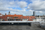 Verlagsgebäude der LVZ, Blick Dachterrasse Richtung Stadtzentrum© MDM / Ina Rossow