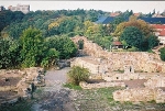 Ausschnitt mit erhöhter Ringmauer und Springerfenster, Blick nach Südwest© MDM / Konstanze Wendt