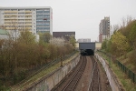 S-Bahn, Blick von der Zscherbener Straße nach Norden© MDM / Konstanze Wendt