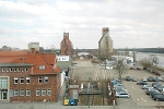 Blick aus der Denkfabrik über das Hafengebiet nach Nordost© MDM / Konstanze Wendt