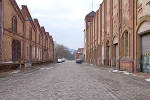 ehemaliger Handelshafen Magdeburg, Gebäude in der Otto-Hahn-Straße© MDM / Konstanze Wendt