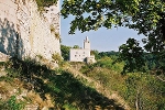 Blick von der Burg Saaleck zur Rudelsburg nach Osten© MDM / Konstanze Wendt