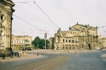 Blick von der Hofkirche zur Semperoper, Westen© MDM