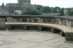 Bank auf der Augustusbrücke (Zustand vor der Sanierung)© MDM