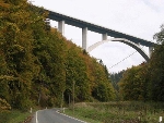 A71 Autobahnbrücke Wilde Gera Blick nach Norden© MDM