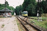 Bahn Strecke bei Boxberg Haltestelle Blick nach Osten© MDM