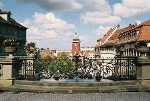 Oberer Hauptmarkt Blick auf den Rathausturm nach Norden© MDM