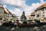 Oberer Hauptmarkt Wasserkunst Blick nach Norden© MDM