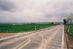 Straße/Blick auf Erfurt nach Osten© MDM