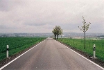 Straße/Blick auf Erfurt nach Osten© MDM
